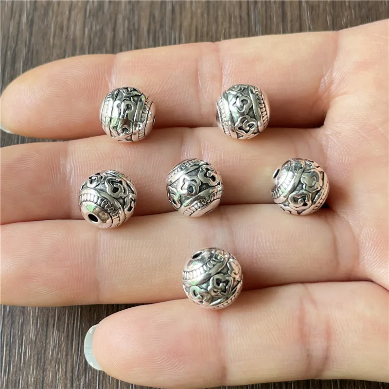 Ju Yuan 60pcs alloy 3 color cloud pattern solid spacer beads DIY making bracelet necklace jewelry connection jewelry accessories