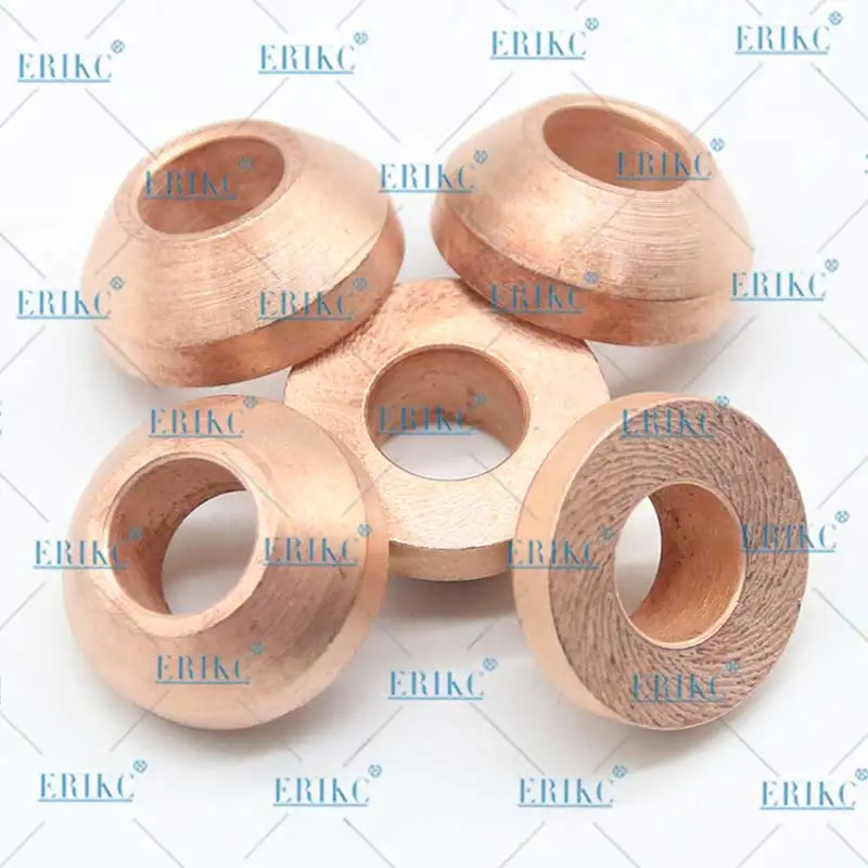 5PCS Tapered Copper Washer 8mm E1022026 CR Diesel Fuel Injector Nozzle Washer, Injection Nozzle Heat Shield for Denso Sprayers
