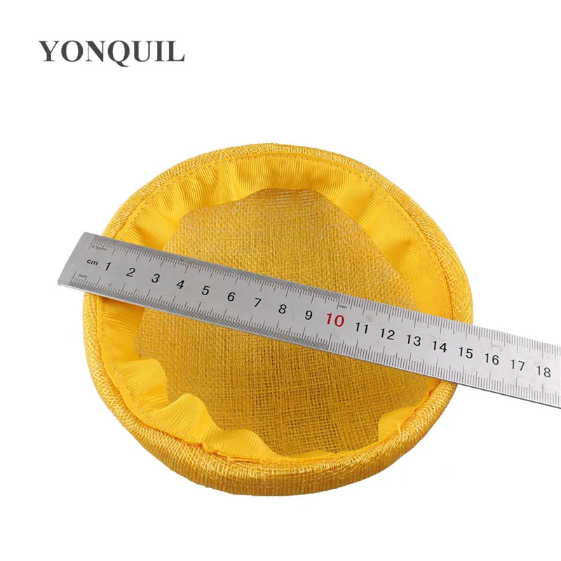 High Quality 4-Layer Nice Sinamay Fascinator Base 15 CM Size Make For Elegant Women Wedding Fascinator Hat DIY Hair Accessories