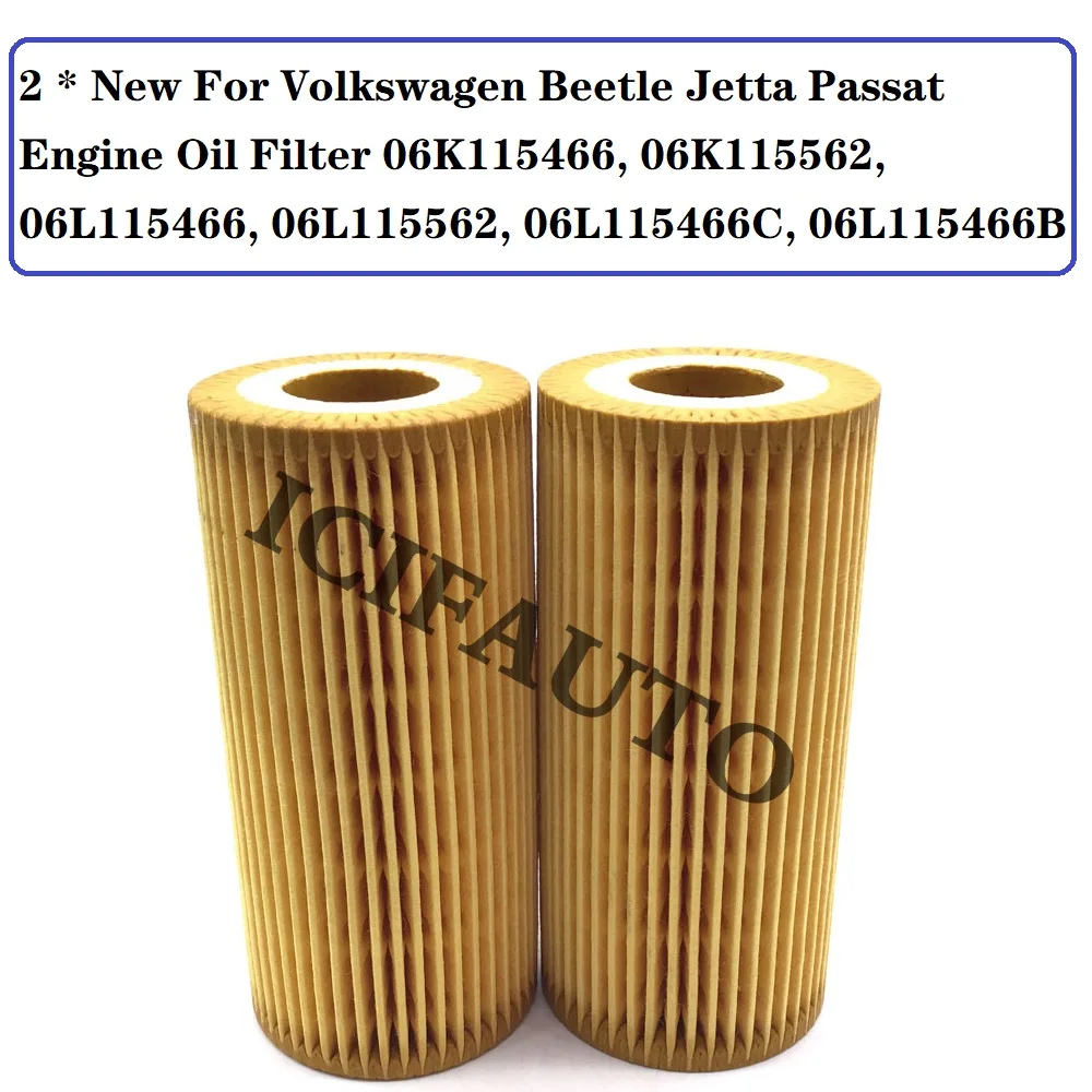 New For Volkswagen Beetle Jetta Passat Engine Oil Filter 06K115466, 06K115562, 06L115466, 06L115562, 06L115466C, 06L115466B