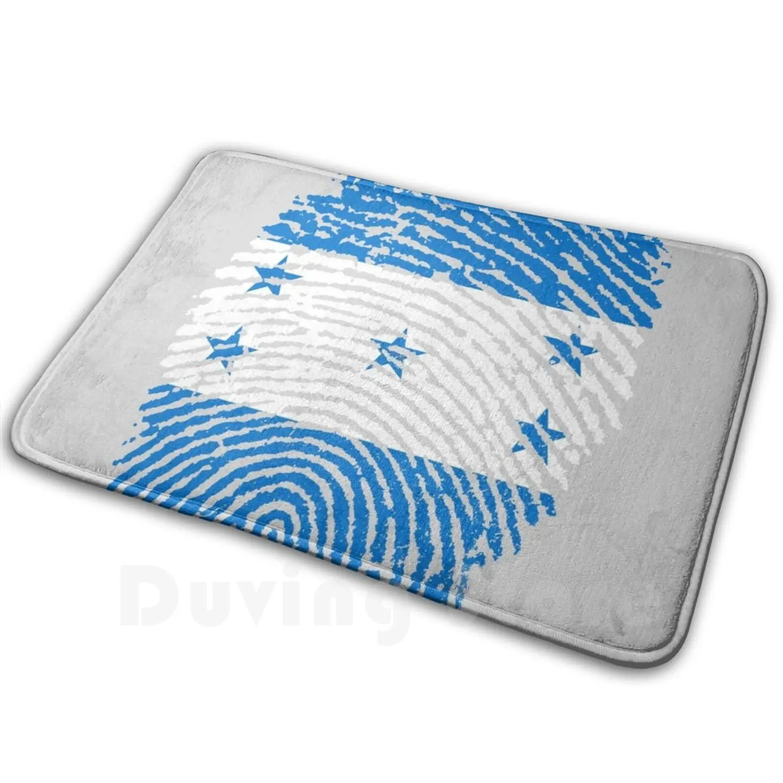 Identidad Honduras Mat Rug Carpet Anti-Slip Floor Mats Bedroom Honduras Flag Of Honduras Honduras Flag Honduras Fingerprint