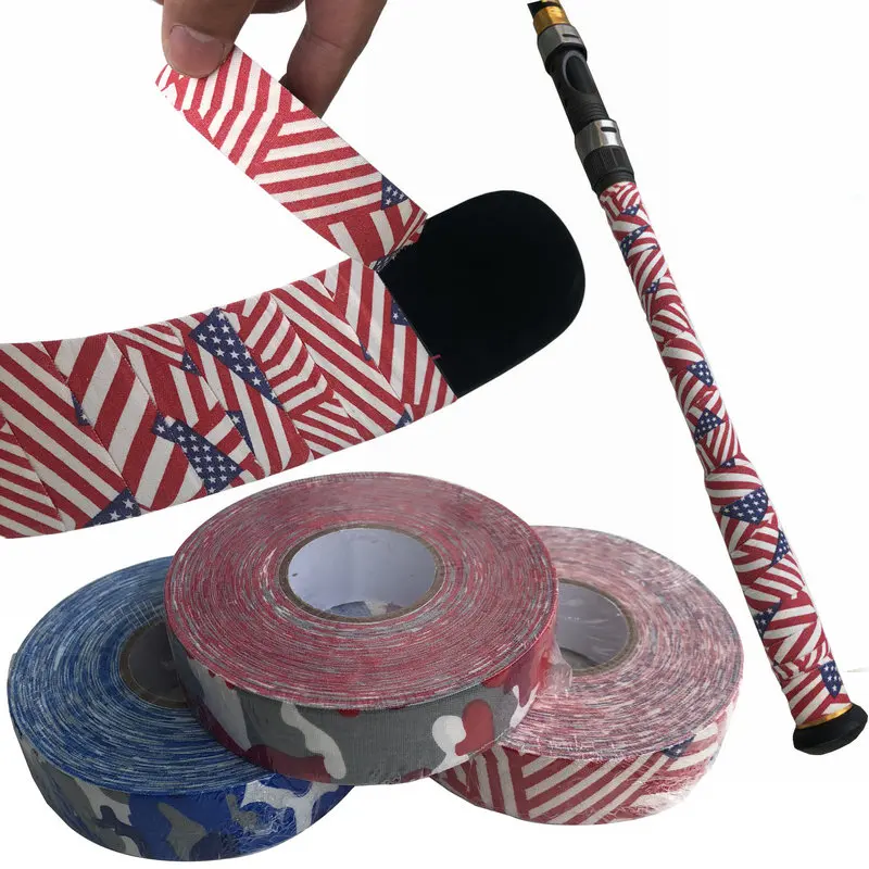 Poerti Tennis Overgrips Ice Hockey Sticker Tapes Rod Patch Non-Slip Net Badminton Tapes Fishing Gear Rod Accessories