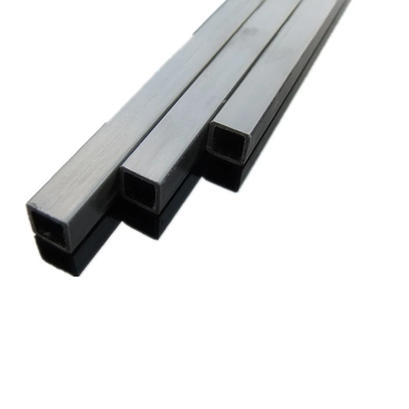 5pcs Carbon Fiber Inner Square Hollow Bar Reinforced Connecting Rod Shaft for RC Airplane Model 200mm Length