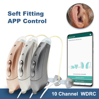 Digital Hearing Aids With Bluetooth 10 Channels Sound Amplifier SF101 Mobile Phone APP Program Fitting  Audifonos