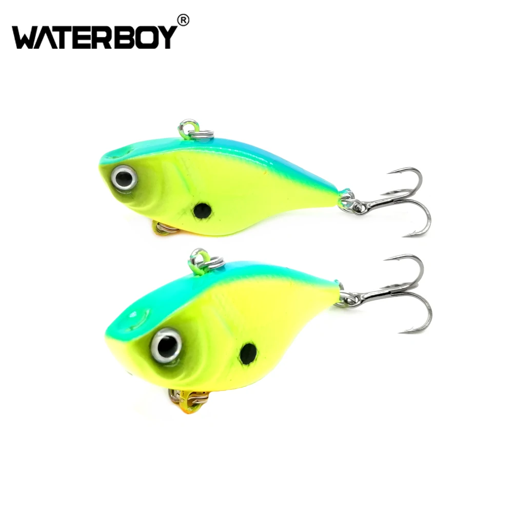 WATERBOY 1PCS 4cm 4,6g Mini VIB Angeln Locken Rattlin Vib Harten Köder Wobbler Crankbait Isca Künstliche Barsch – Detail 6