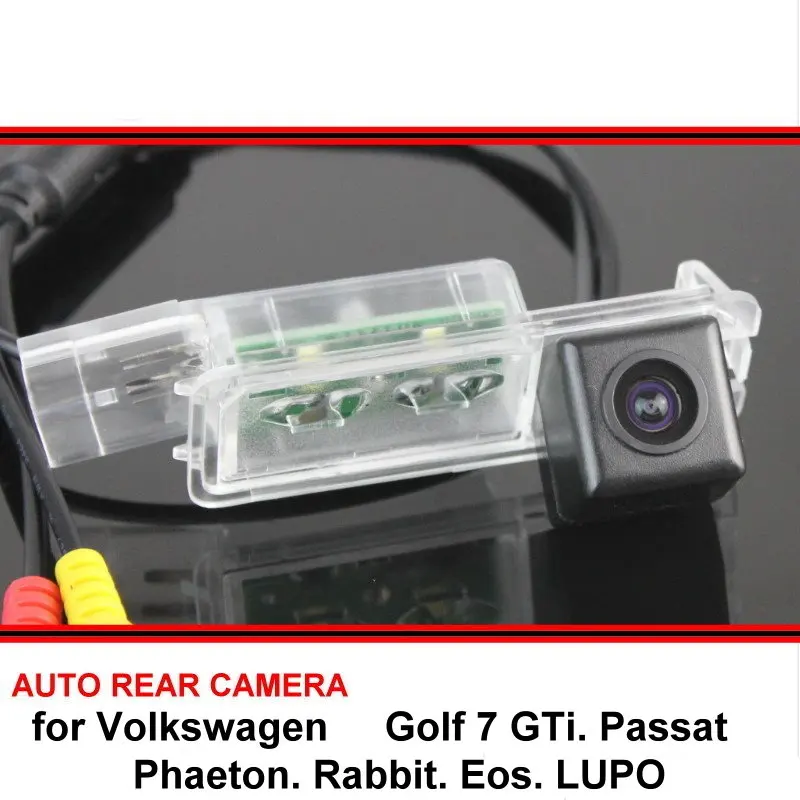 for Volkswagen Golf 7 GTi Passat B7 Phaeton Rabbit Eos LUPO Car Rear View Camera reverse Backup Parking Camera Night Vision