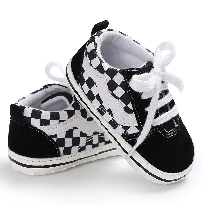 2025 neue Baby Leinwand Turnschuhe Anti-slip Weiche Plaid Baby Junge Mädchen Schuhe Neugeborene Erste Wanderer Infant Baby unisex Casual Schuhe – Detail 25