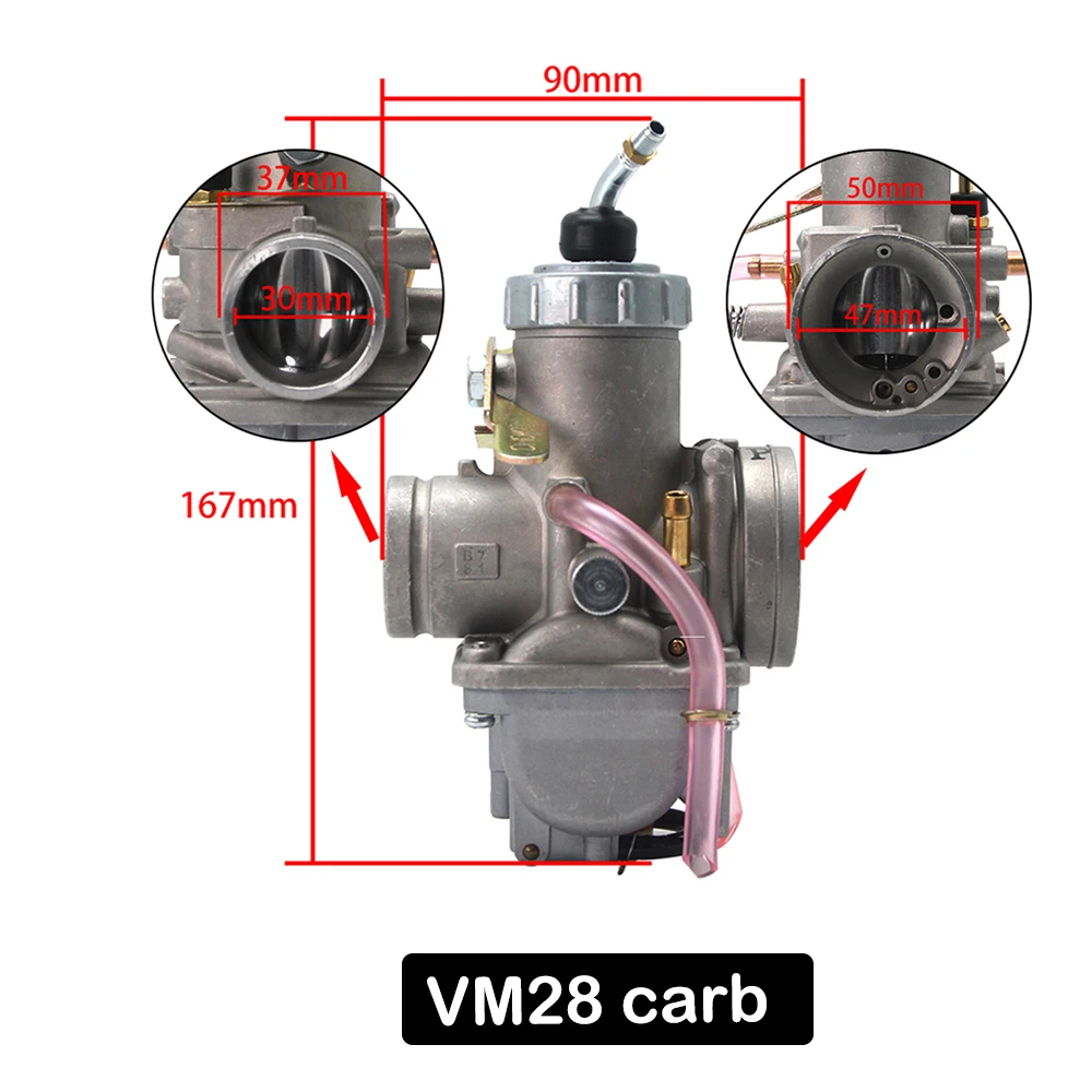 ZSDTRP High Performance For Mikuni VM16 VM22 VM26 VM28 Carburetor For 50cc 70cc 110cc 125cc 250cc Dirt Pit Bike ATV Quad