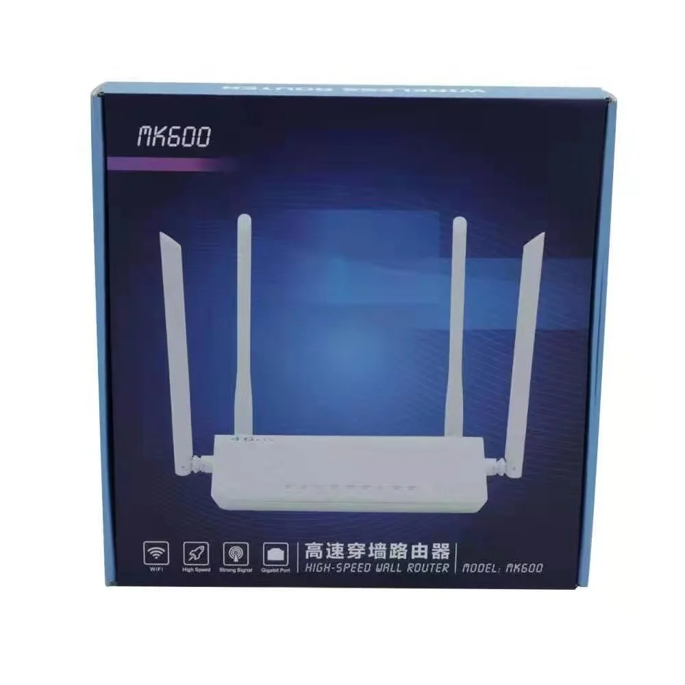 HUASIFEI 4G Lte Wi-fi Router 3G/4G MTK7628KN CPU 4G Internet Nirkabel Router 300Mbps 4 * 5dBi Antena Wifi Router dengan Kartu Sim
