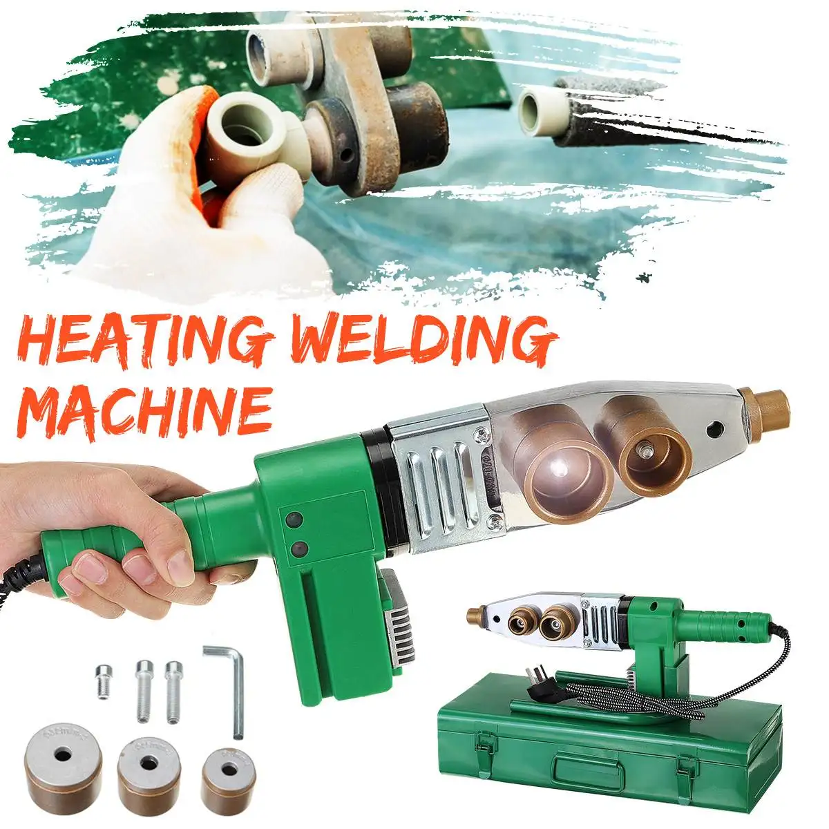 Tube Welding Machine PPR PE PP Pipe Welding For Plastic Pipes PPR Welding Machine Water Pipe Welder for Heating PPR