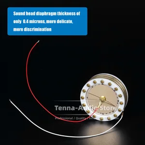 قلب خرطوشة ميكروفون غشاء كبير ، كبسولة رئيسية لميكروفون المكثف ، يصلح لبهرينجر ، B-1 ، T-1 ، T-47 ، B1 ، B 1 Pro ، T1 ، T47 ، T 1 ، 47 ، 34 ملم أفضل 6 كبسولة ميكروفون Behringer B1 مبيعا - رقم 1