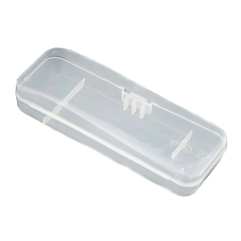 Men Universal Shaver Storage Box Handle Box Full Transparent Plastic Case Razor Boxs Eco-Friendly PP Shaving Box high Quality