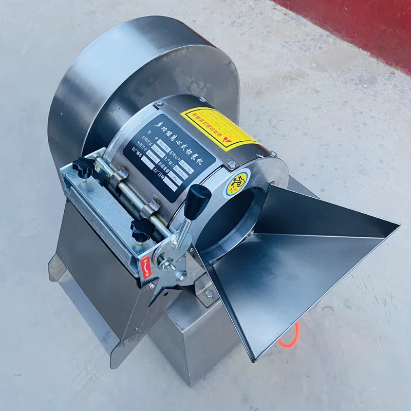 معدات المطبخ آلة تقطيع الخضار المقصف الأوتوماتيكية متعددة الوظائف آلة تقطيع وتقطيع البصل والبطاطس