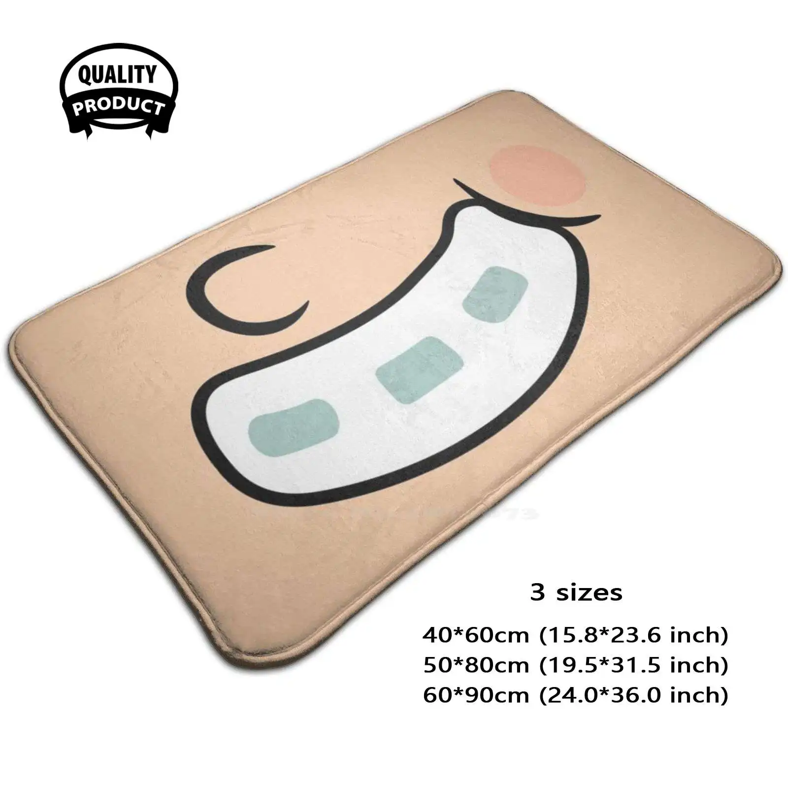 Mabel Face Mask Soft Cushion Home Carpet Door Mat Car Rug Pine Mystery Shack Weird Mystery Twins Braces Mabel Face Smile