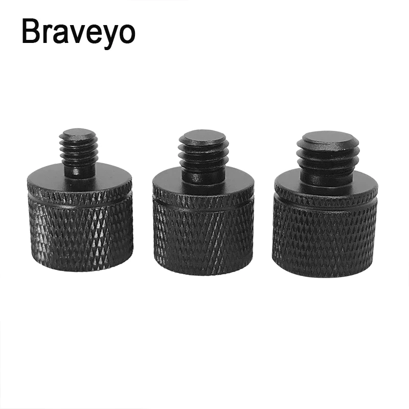 Conversion Screw 3/8 to M6 M8 M10 M12 Screw Photography Accessories Adapter Mount Screw for Tripod Ballhead Live Flash Bracket