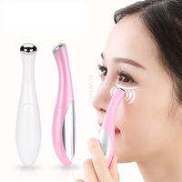 1pcs Mini Electric Vibration Eye Face Massager Anti-Ageing Wrinkle Dark Circle Pen Removal Rejuvenation Beauty Care Portable Pen