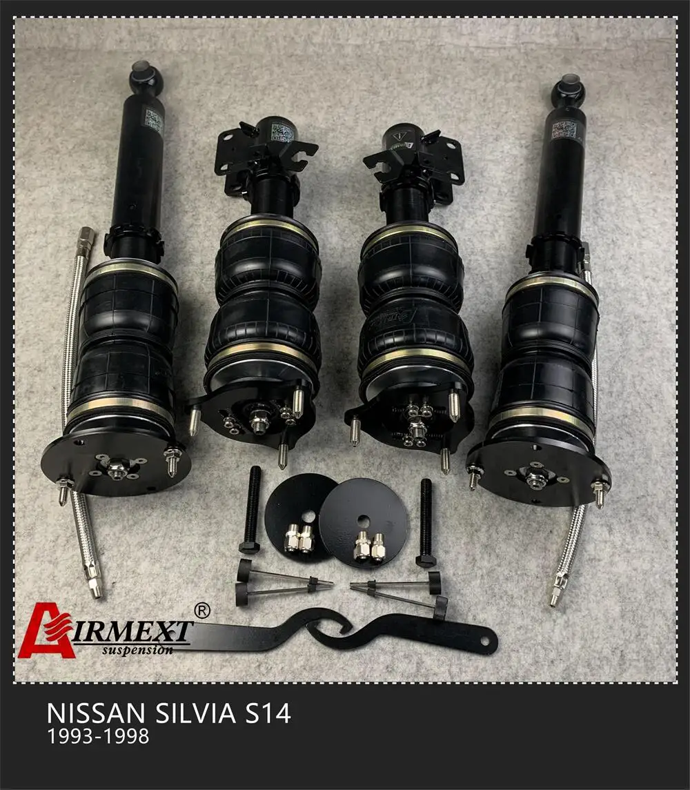 For Nissan SILVIA S14 240SX (1993-1998)/Air strut pack/Air suspension kit/coiloverair spring /Auto parts/ air spring/pneumatic