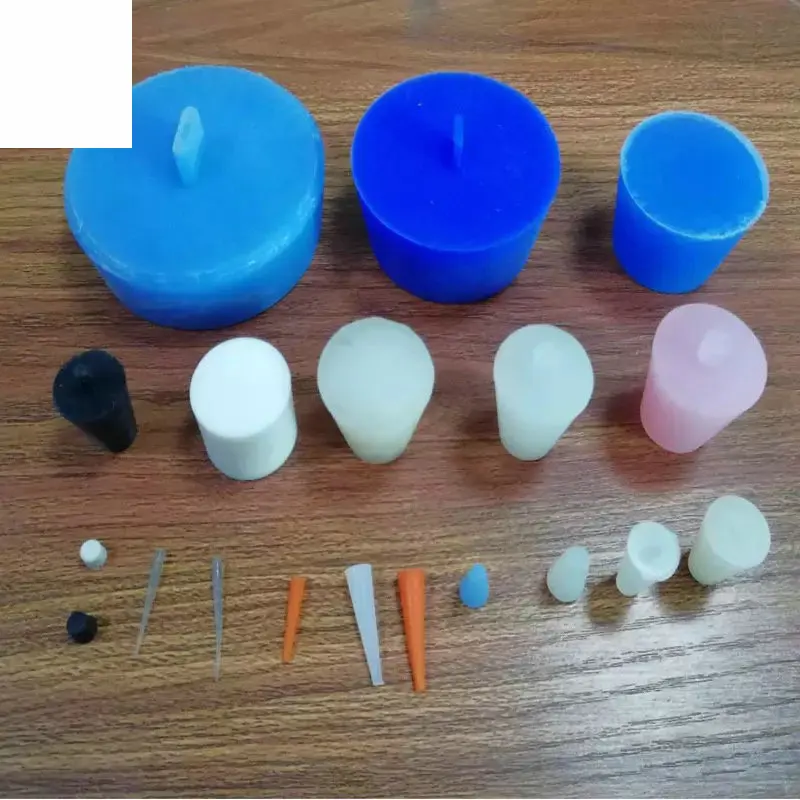 3PCS/LOT High Temperature Heat Resistant Silicone Rubber Plugs(Color Random) Powder coating painting masking