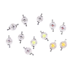 10pcs/lot 1W High-Power LED lamp Bulb Diodes Highlighting Lights Bead HighPower Lamp Beads 1.5cm*0.8cm