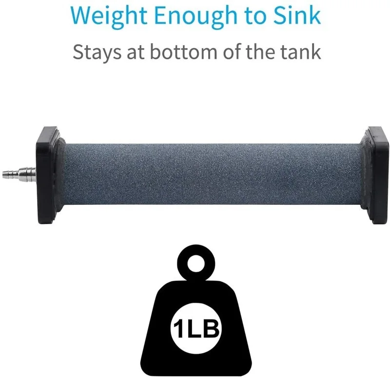 Luft Stein Zylinder Blase Diffusor Airstones für Aquarium Aquarium Sauerstoff Pumpe Hydrokultur Systeme – Detail 4