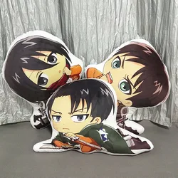 10cm Attack on Titan Plush Doll Anime  Attack on Titan Action Levi Ackerman Soft Plush Pillow Cute Anime Soft Plush Key Pendant