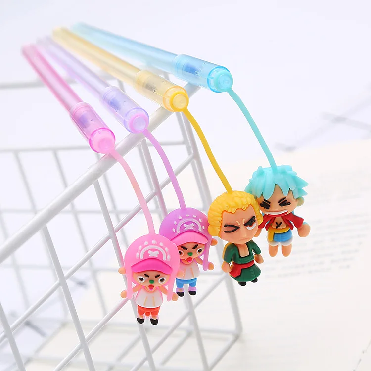 30pcs Korean stationery character pendant neutral pen creative office supplies water signature pen lovely student pendant pen