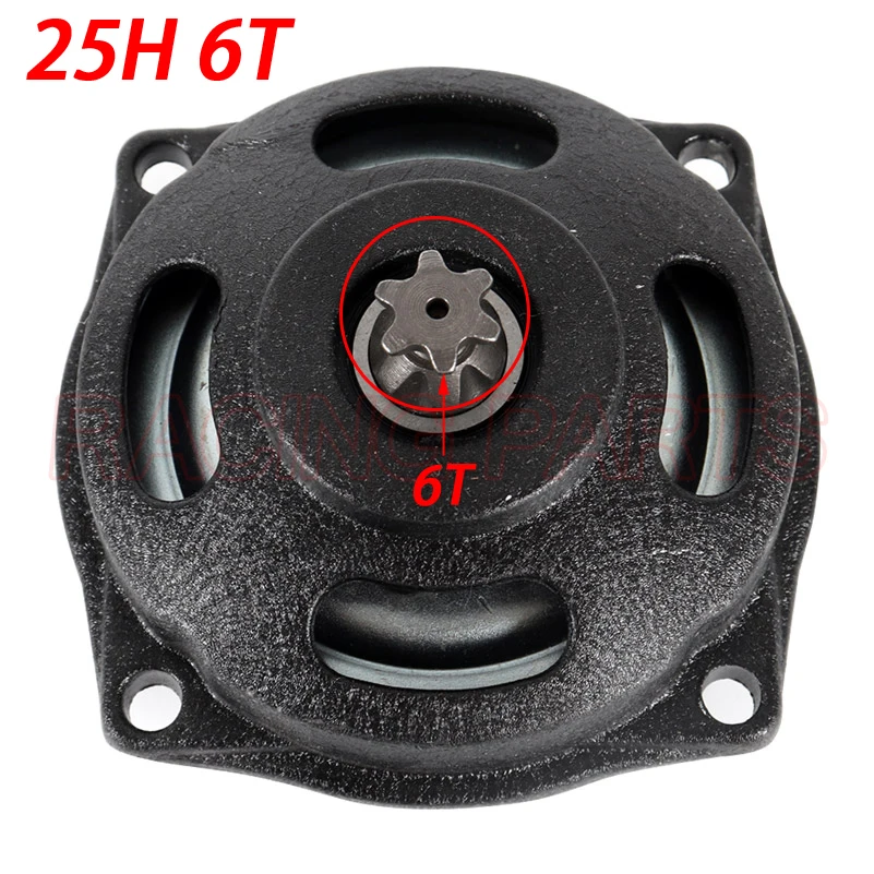 6 Teeth/7Teeth 25H 47CC 49CC Clutch Bell /Drum Housing Gear Box Fit To Mini Moto Pocket Bike Quad ATV Parts Free Shipping