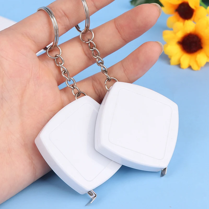 2 متر حاكم المعادن شريط القياس المفاتيح المحمولة سحب حاكم قابل للسحب