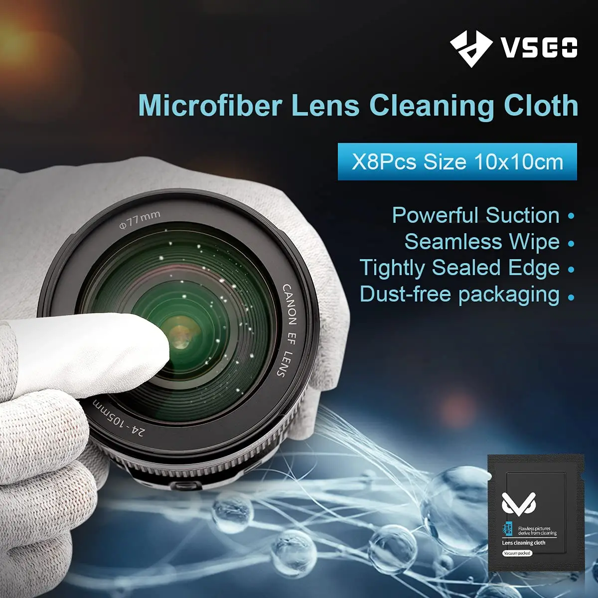 VSGO New Camera Cleaning Kit VS-A2E 25 in 1 Clean Travel Pack Lens Brush Dust Blower for DSLR Lens Cleaning