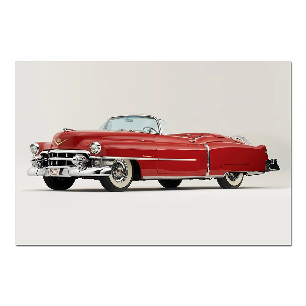 1953 Eldorado Vintage Car Posters Prints Wall Art DIY Framed Canvas Paintings For Home Decor