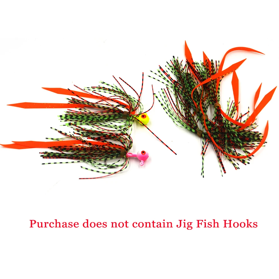 MNFT 60 Bundles Squid  Fly Tying Yarn Fly Fishing Tying Material DIY Rubber Jig Lures Silicone Streamer