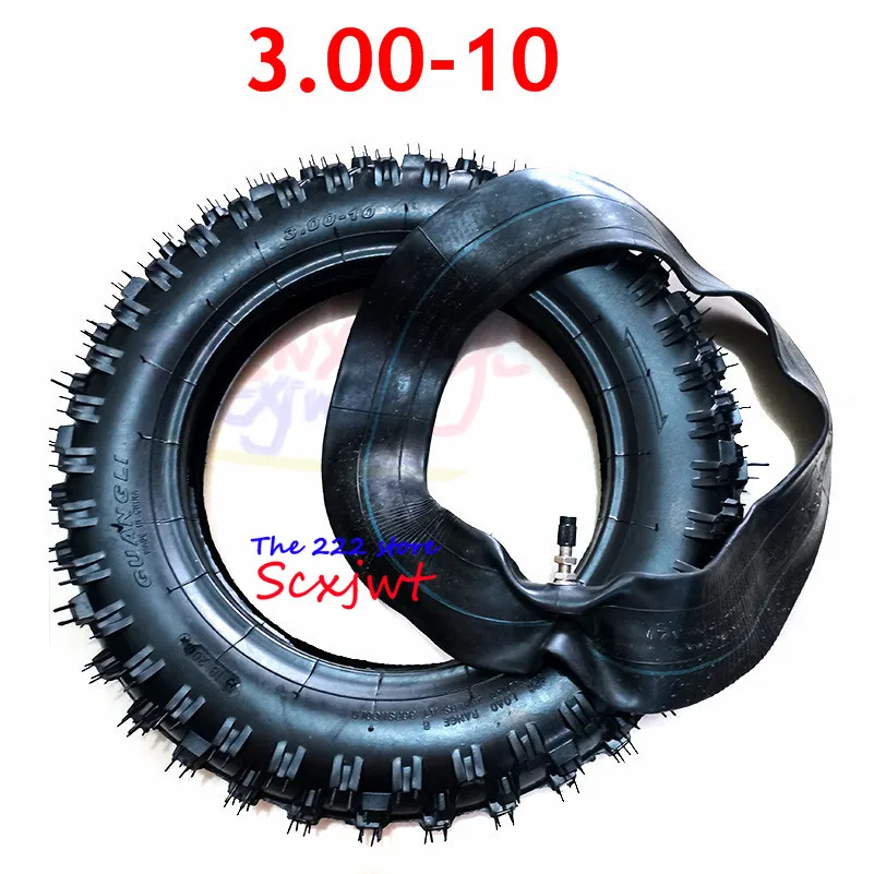 3.00-10 Rear Wheel Tire Outer Tyre 10 Inch Deep Teeth Dirt Pit Bike Off Road Motorcycle Use Guang Li CRF50 Apollo