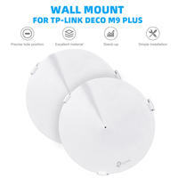 Wall Mount for TP-Link Deco M9 Plus Whole Home Mesh WiFi System,TP Link Deco M9+ Holder WiFi Router Shelf Cable Storage Bracket