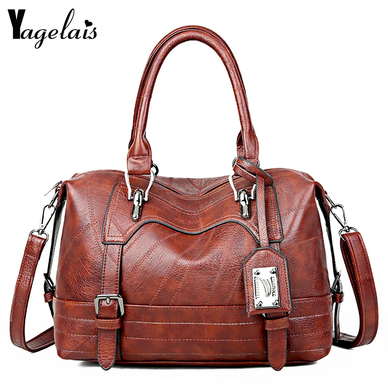 

Multi-pocket Casual Large Capacity Women Tote Shoulder Bag Pu Leather Ladies Handbag Messenger Bag Soft Shopping Crossbody Bag