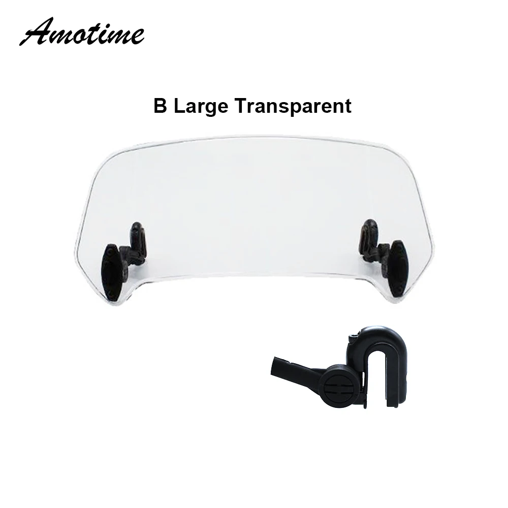 Motorcycle Risen Adjustable Wind Screen Windshield Spoiler Air Deflector for Honda BMW KAWASAKI YAMAHA HONDA SUZUKI DUCATI