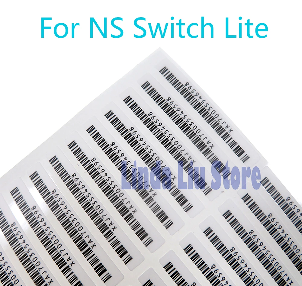 10pcs/lot Paste Bar Mark Tag Sticker Label For Nintend Switch lite Controller housing Shell Sticker label For switch NS lite