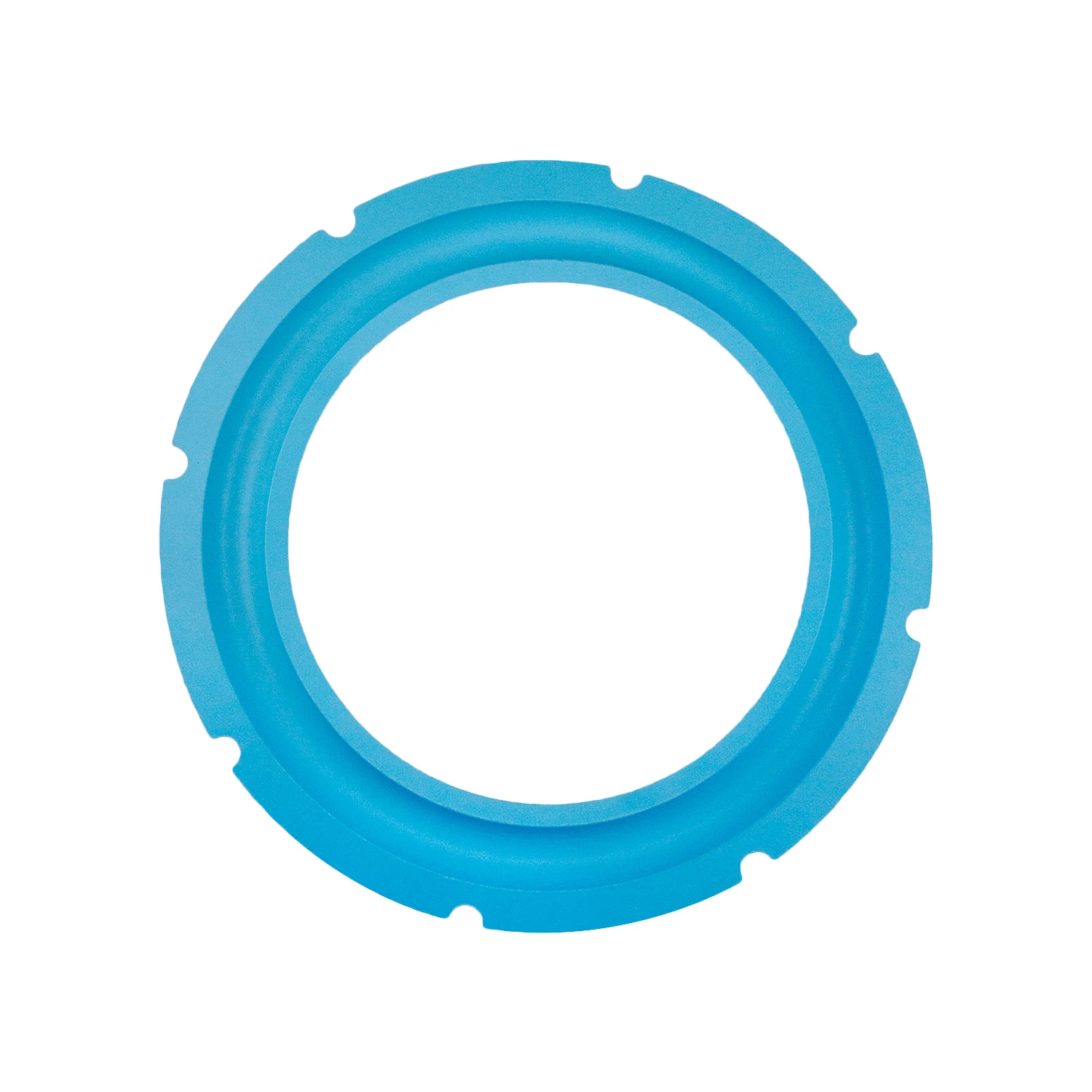 ลำโพงซับวูฟเฟอร์ขอบยางซ่อมแซมอะไหล่10นิ้ว240มม.Suspension สีฟ้าขอบแหวน2PCS