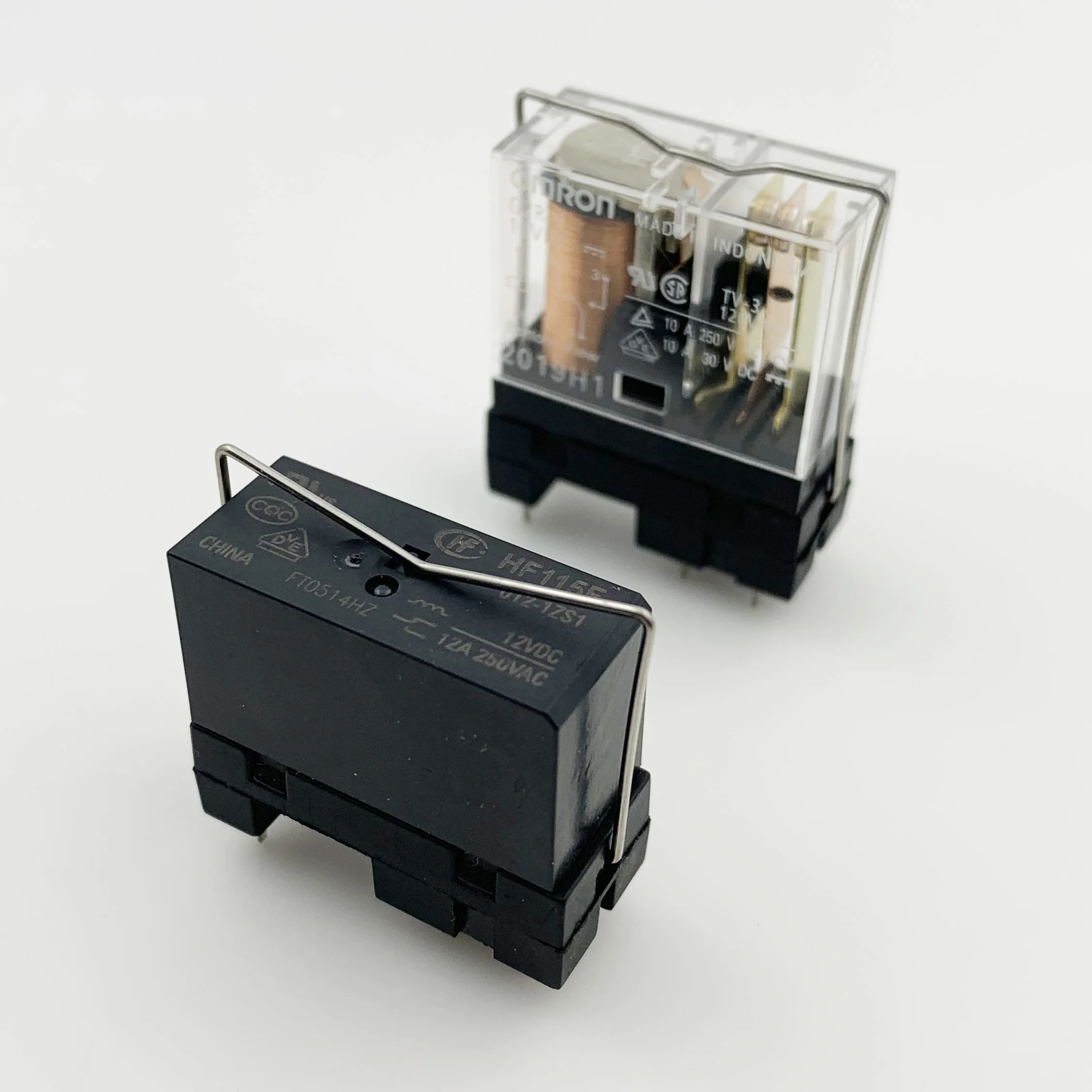 50Pcs PCB RELAY SOCKETS  14FF -1Z/2Z- A1 for HONGFA HF115F SONGLE SMI SMIH  G2R  JW1FSN JW2SN IDEC RJ1V  RJ2V  HRM2H MI-SS MI-SH
