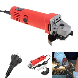 220V 12000rpm Compact Electric Angle Grinder 100mm Power Tool with Protective Cover for Grinding/Cutting/Polishing/Rust Removal