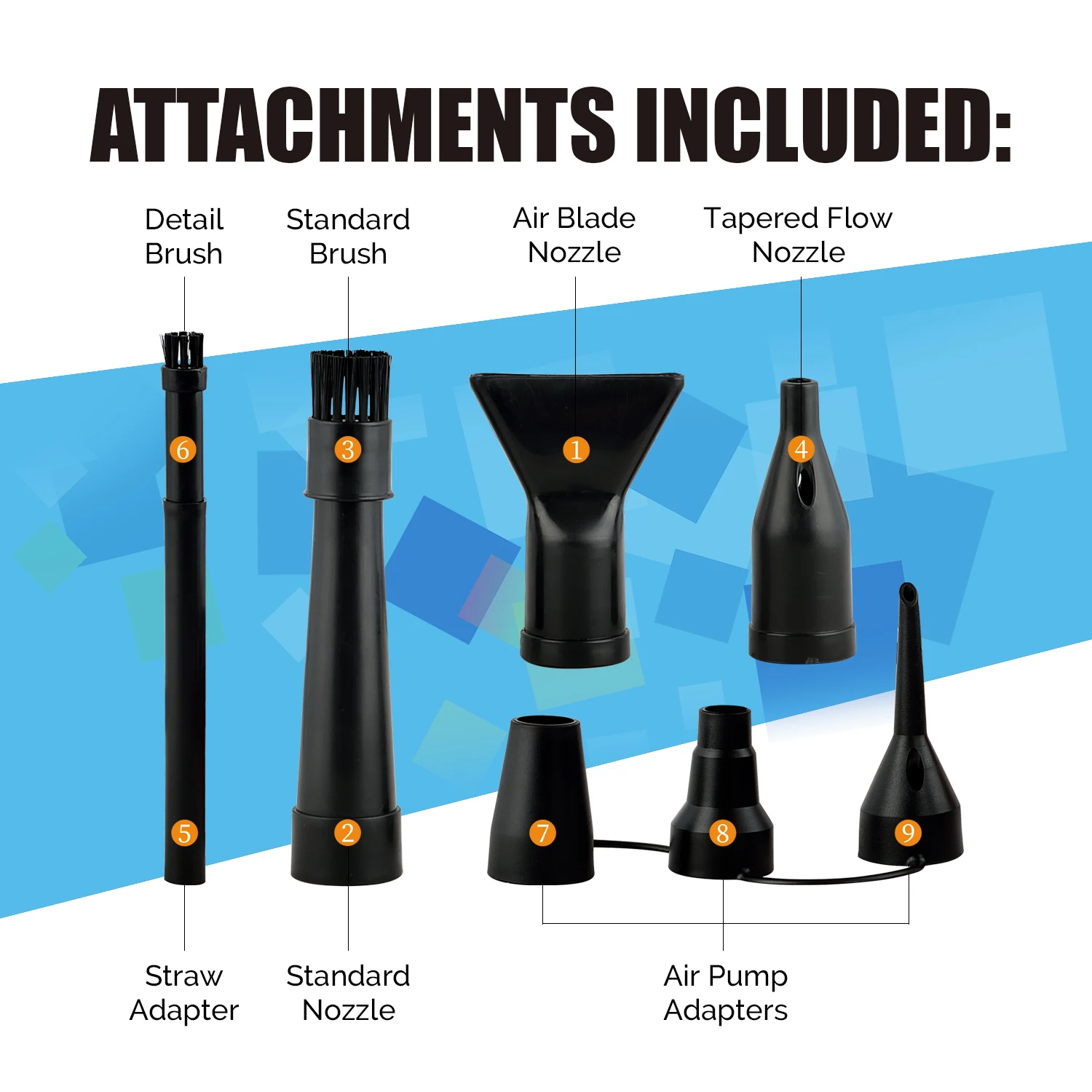 XPOWER ارتفاع ضغط منظف بالهواء الكهربائي منفاخ ضغط الهواء الكمبيوتر الأنظف مضخة هواء بطارية نقالة متعددة الأغراض منفاخ الهواء