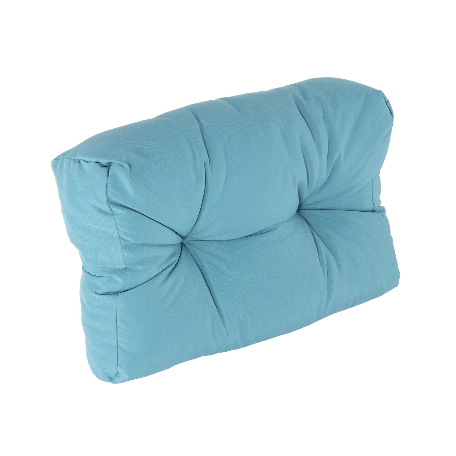 Small back cushion for pallet, size: 40x60x16 cm, turquoise Color, water repellent, outdoor cushions, garden cushion, outdoor pillows, pallet sofas cushions, pallet cushions