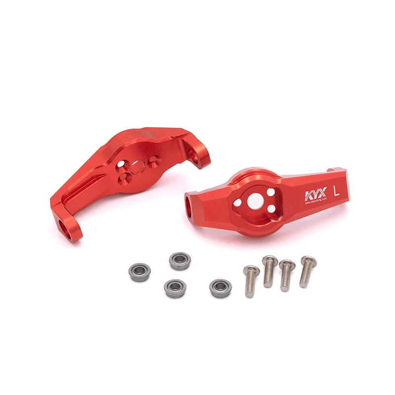 

KYX Racing Aluminium Alloy Front Axle C Hub Upgrades Parts Accessories for 1/10 Scale RC Crawler Car Traxxas TRX-4 TRX4