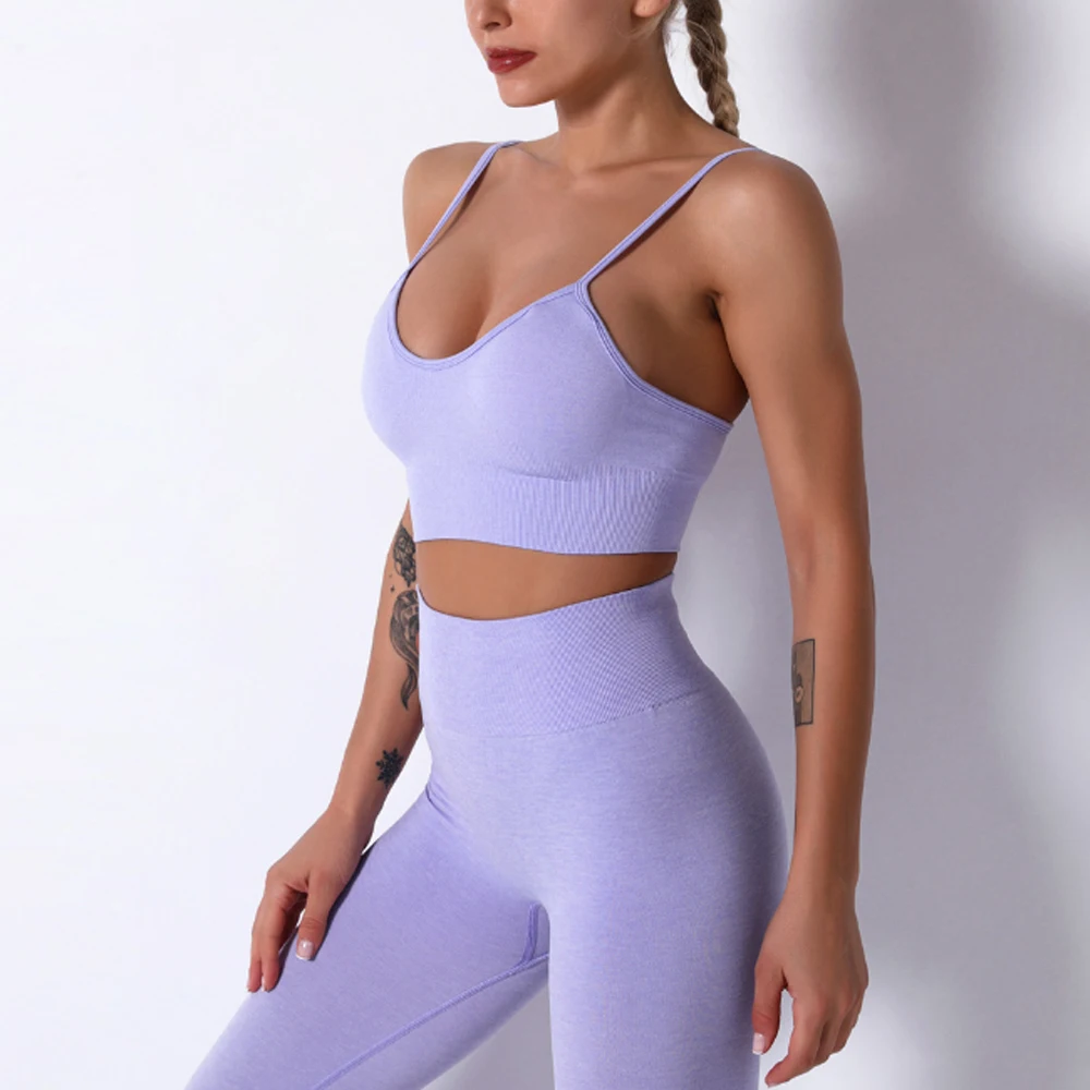 Seamless Women Yoga Set Workout Sportswear Gym Clothing Fitness Short Sleeve Crop Top High Waist Leggings Sports Bra Shorts Suit