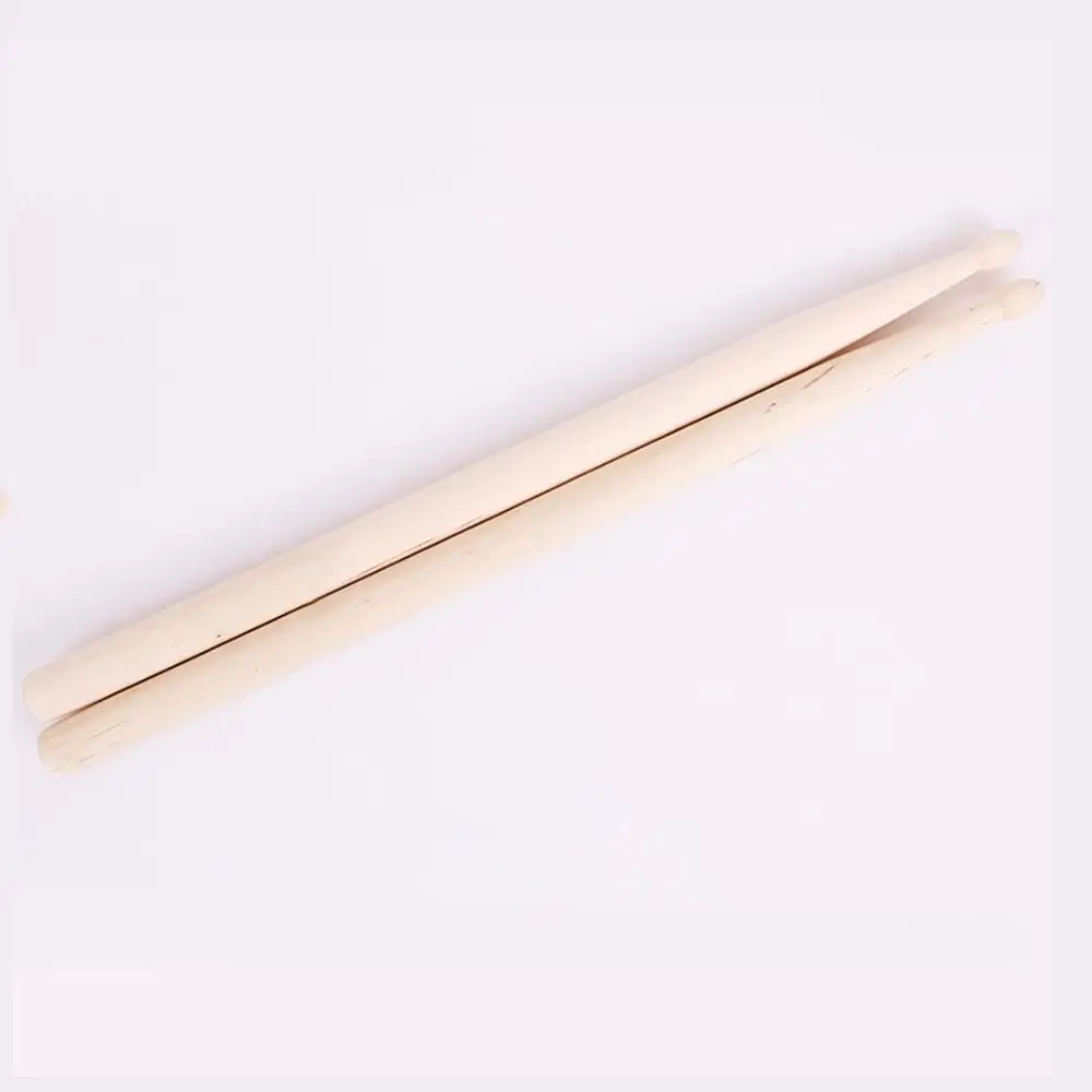 1 Pair Maple Wood Children\'s Drum Sticks Anti-slip Drumsticks Music Toy for Kids Jazz 5A Electronic Drum