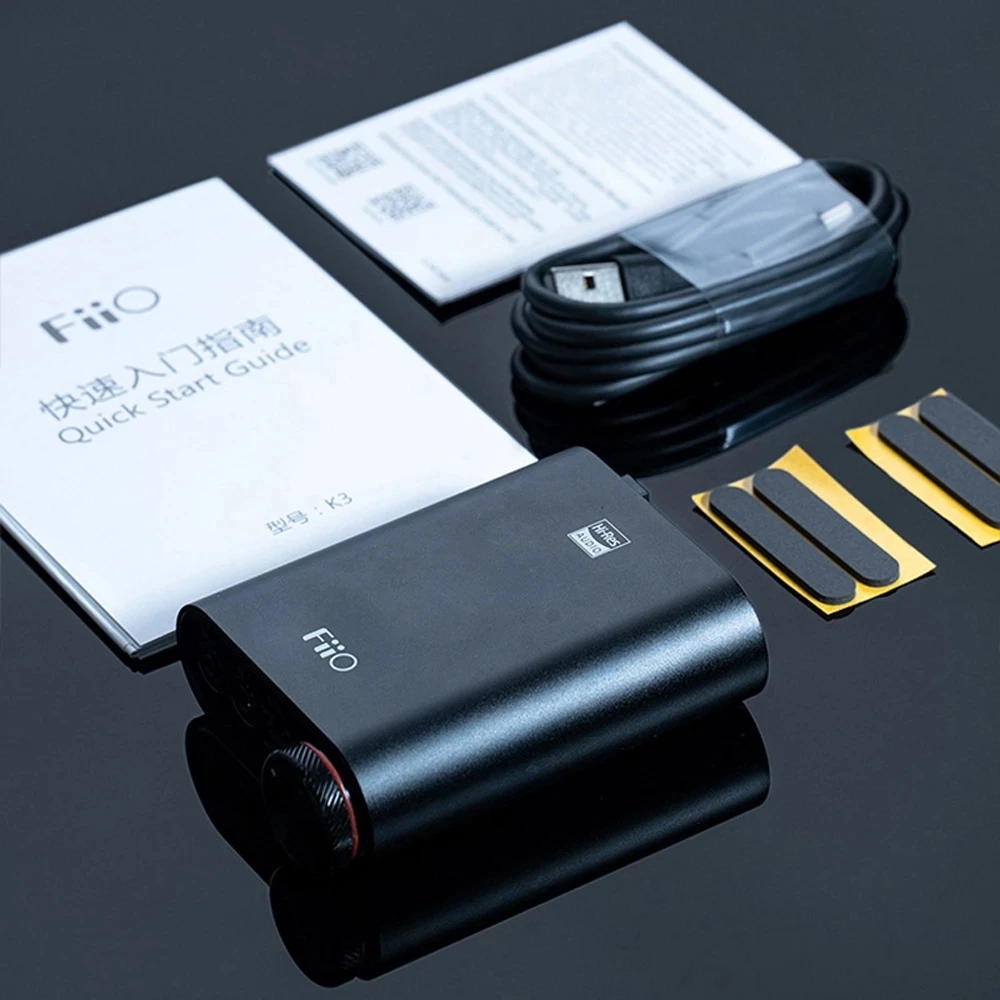 Портативный усилитель для наушников FiiO K3S K3, USB-C ЦАП, поддержка коаксиального оптического цифрового выхода PCM384k/DSD256