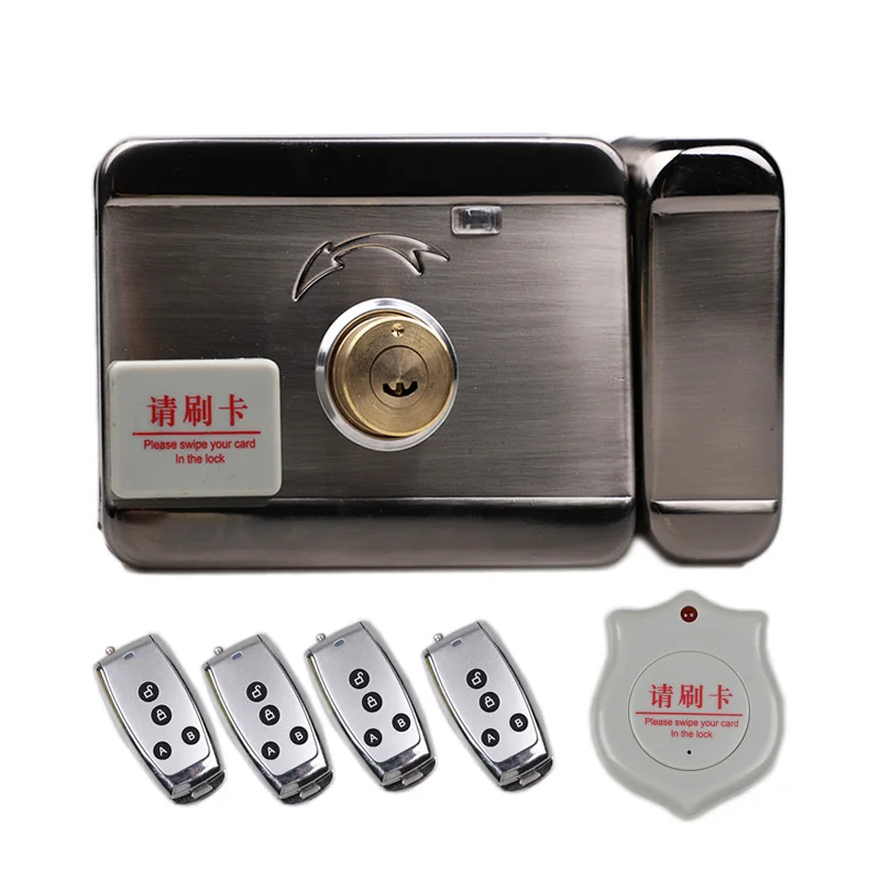 New Room Door Locks Smart Magnetic Stanard RF Card 125KHZ Electronic House Locks Keypad Door Lock DC12V Convenient And Modern