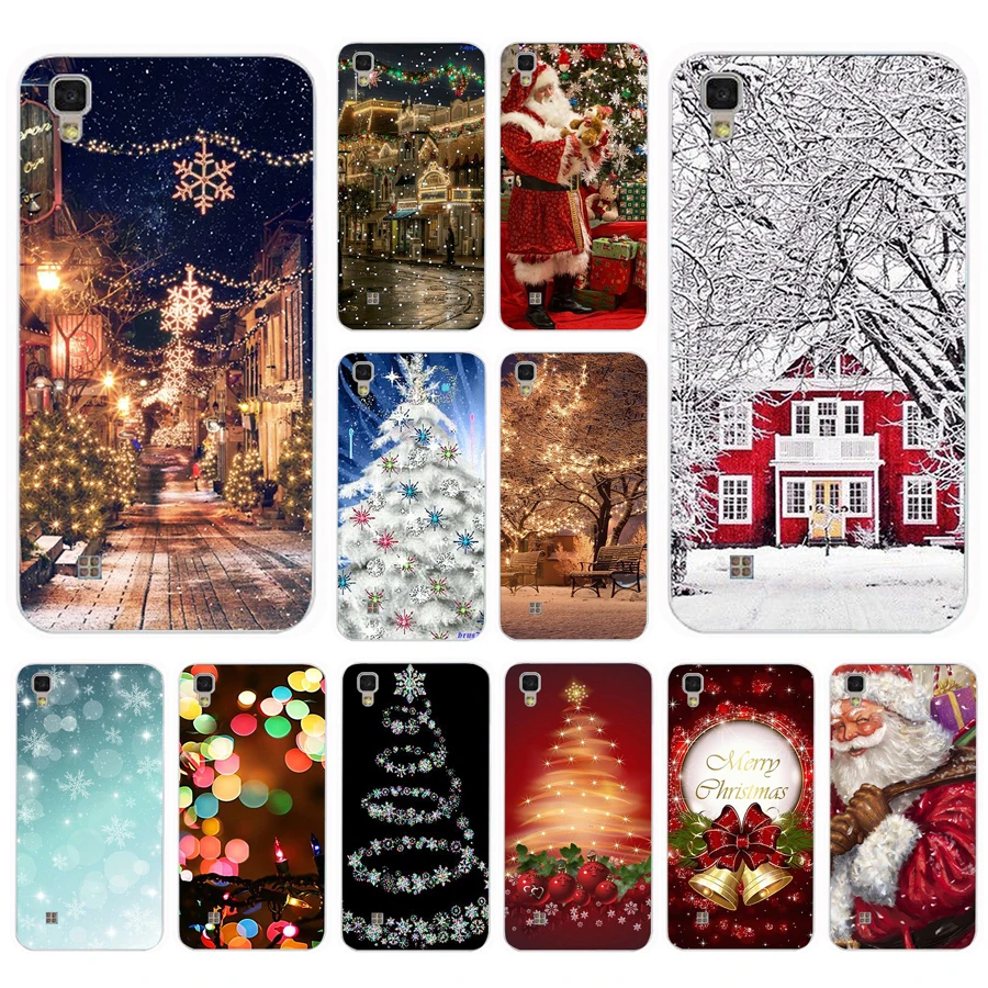 287FG christmas lights gift Soft Silicone Tpu Cover phone Case for LG X Power 2 K50 Q60 K10 Case