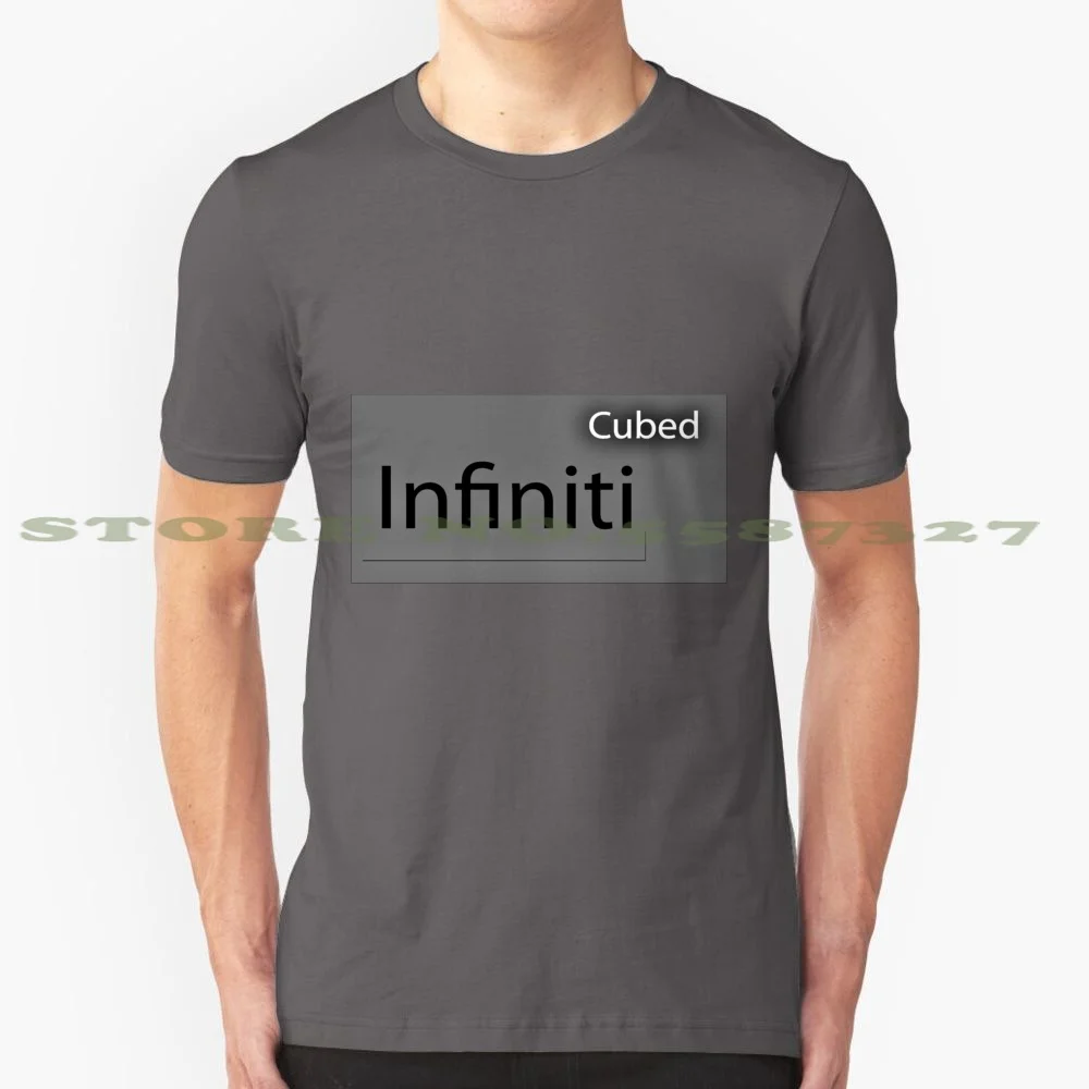 Infiniti Cubed 100% Cotton T-Shirt Infiniti Cubed Never Ending Cool Shits New