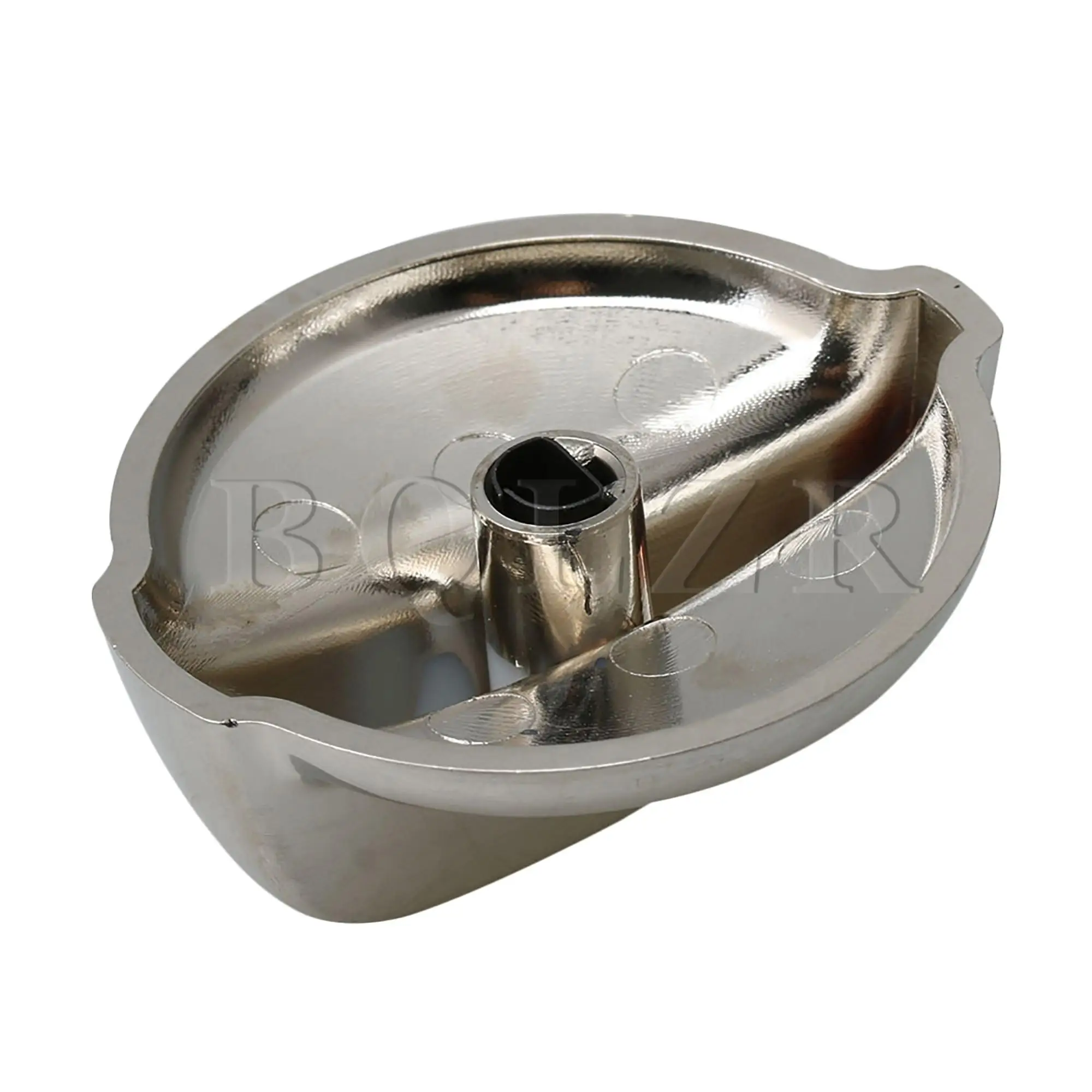 BQLZR 6Pcs WB03T10295 Silver Burner Control Knob Replacement for GE Stove Range Cooktop