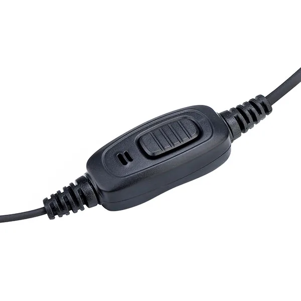 Retevis EEK005 Walkie Talkie Zubehör 10 Stück 2Pin Ohrbügel Ohrhörer mit PTT-Taste Kragen Clip für Retevis RT5R Baofeng UV5R – Detail 8